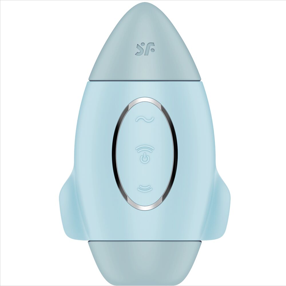 Satisfyer - Mission Control Bleu Petit Vibrateur Double Impulsion