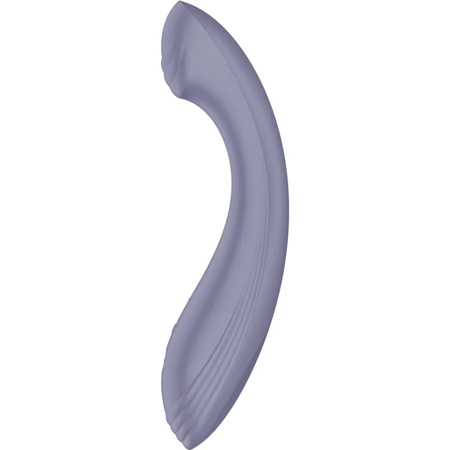 Satisfyer G-Force Stimulateur Vibrateur G-Spot Silicone Rechargeable Design Ergonomique Plaisir Intensifié Violet