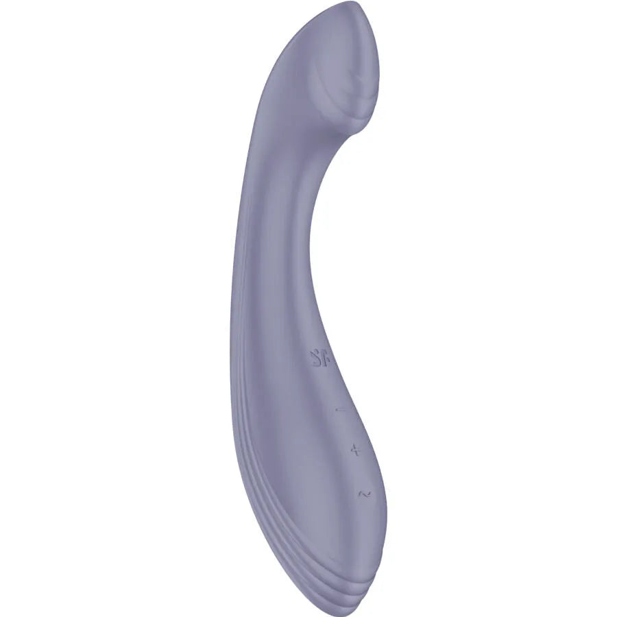 Satisfyer G-Force Stimulateur Vibrateur G-Spot Silicone Rechargeable Design Ergonomique Plaisir Intensifié Violet
