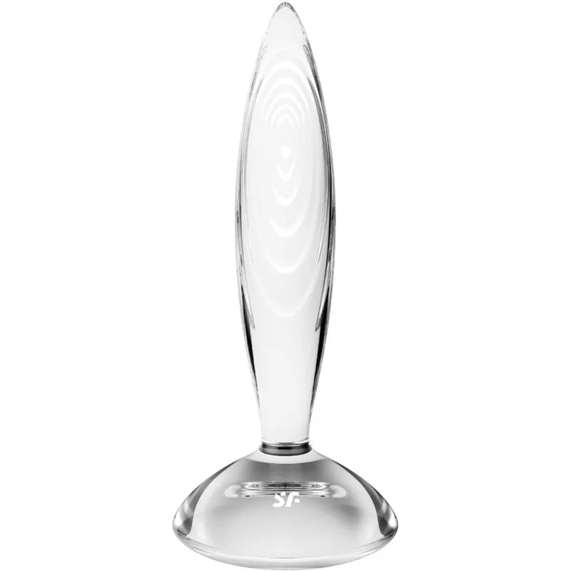 Plug anal en cristal étincelant Satisfyer design élégant verre borosilicate incassable stimulation sensuelle chaud froid sextoy intime couple discrétion sécuritaire