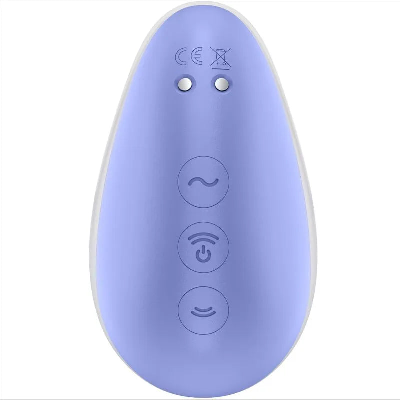 Vibromasseur sans contact Satisfyer Pixie Dust Lilas Air Plus stimulation clitoridienne innovante 11 programmes pression 12 vibrations silicone médicaux sécurisé discrétion