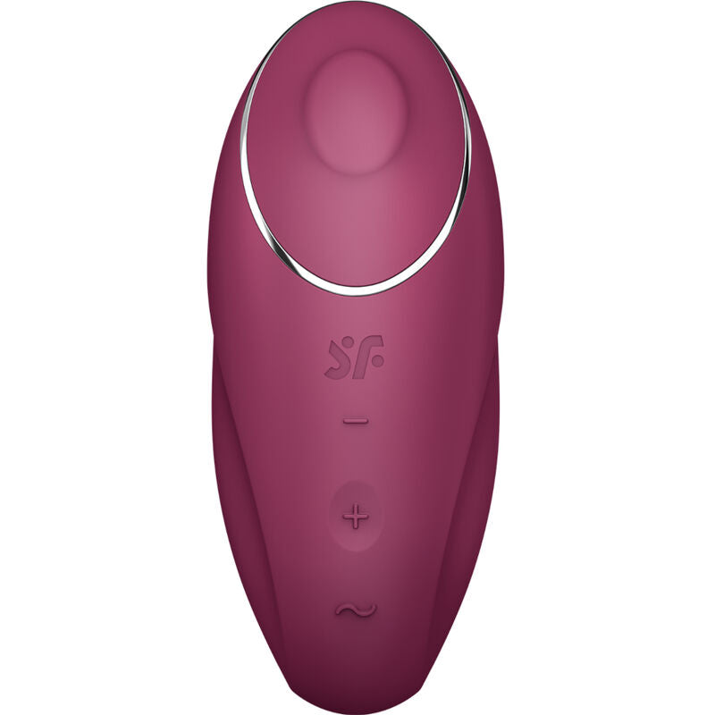Satisfyer - Tap & Climax 1 Vibrateur Lay-On Rouge