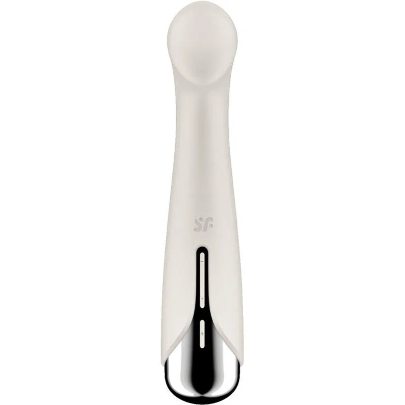 Vibromasseur rotateur Satisfyer Spinning G-Spot 1 stimulation point G silicone hypoallergénique multi-vitesses commandes intégrées design moderne sextoy discret