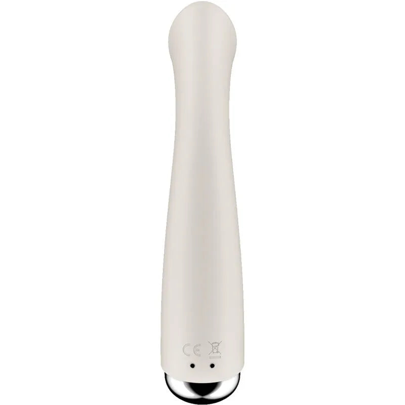 Vibromasseur rotateur Satisfyer Spinning G-Spot 1 stimulation point G silicone hypoallergénique multi-vitesses commandes intégrées design moderne sextoy discret