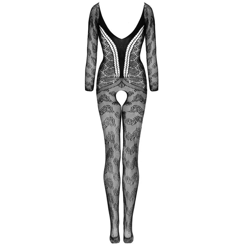 LIVCO CORSETTI FASHION - CORDILL LC 17358 BODYSTOCKING CROCHLESS NOIR