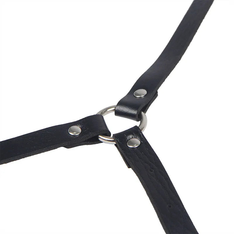 SUBBLIME - HARNAIS DE CORPS EN CUIR NOIR
