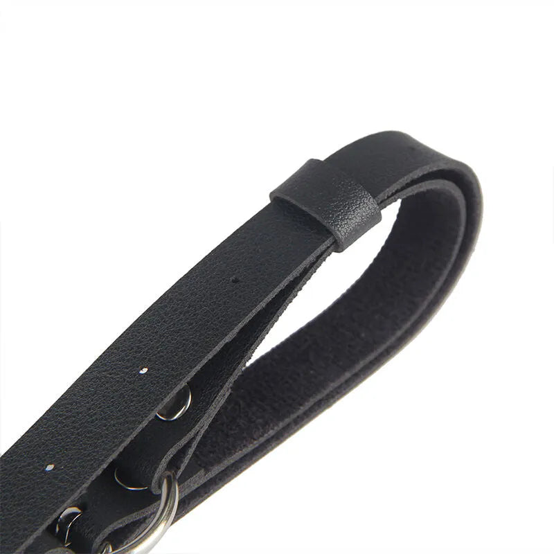 SUBBLIME - HARNAIS CEINTURE CUIR NOIR