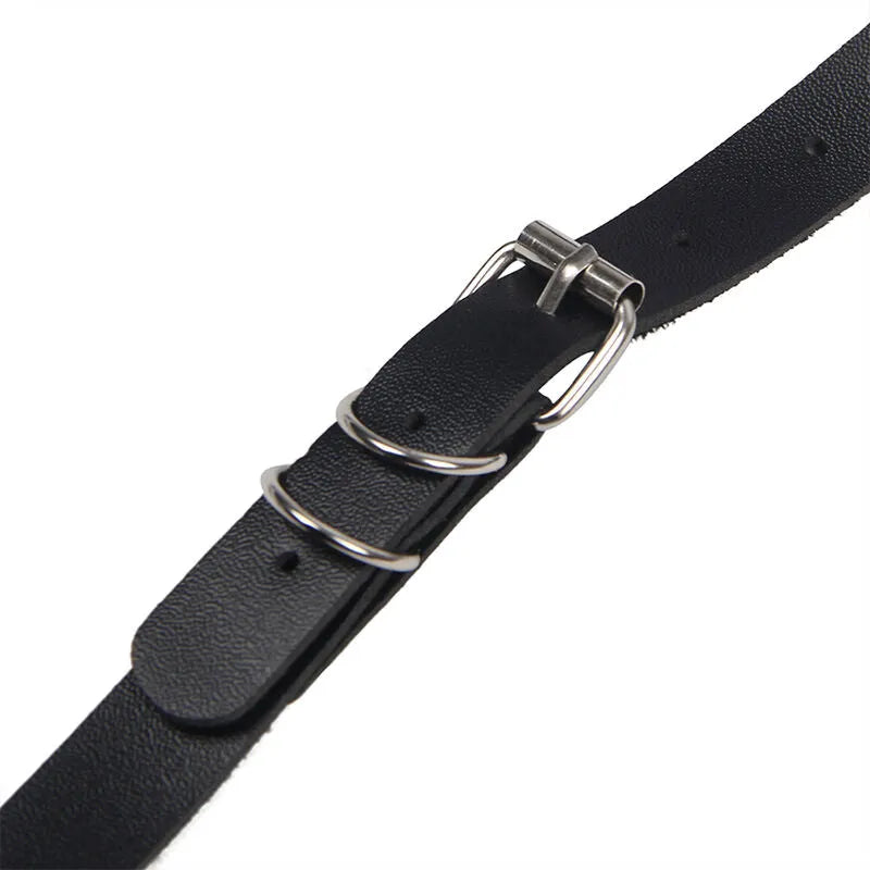 SUBBLIME - HARNAIS COMPLET AVEC BOUCLES EN CUIR NOIR