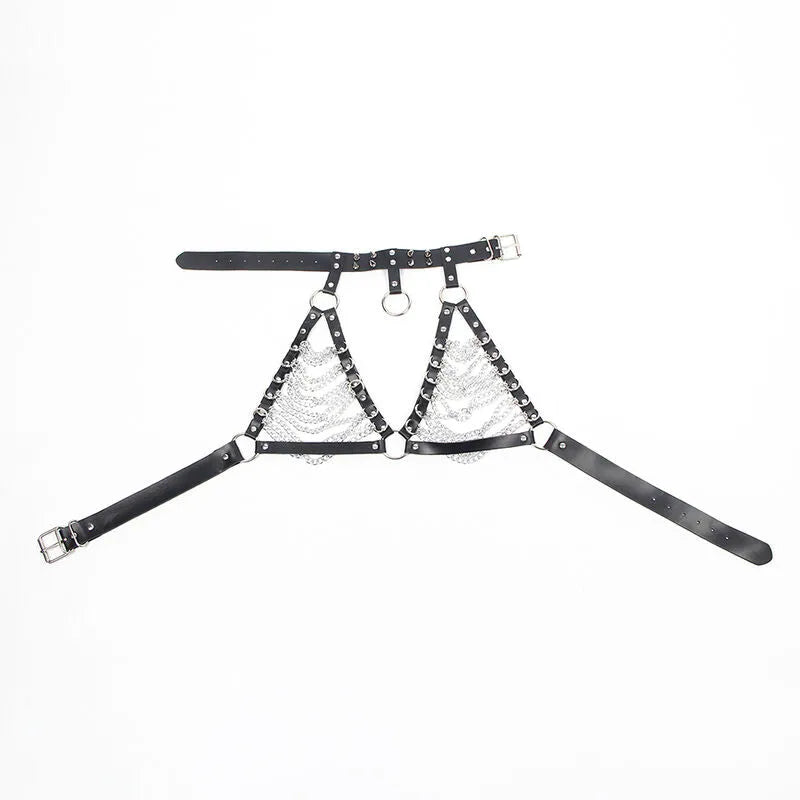 SUBBLIME - SOUTIEN-GORGE HARNAIS ET COLLIER AVEC CHAÎNE
