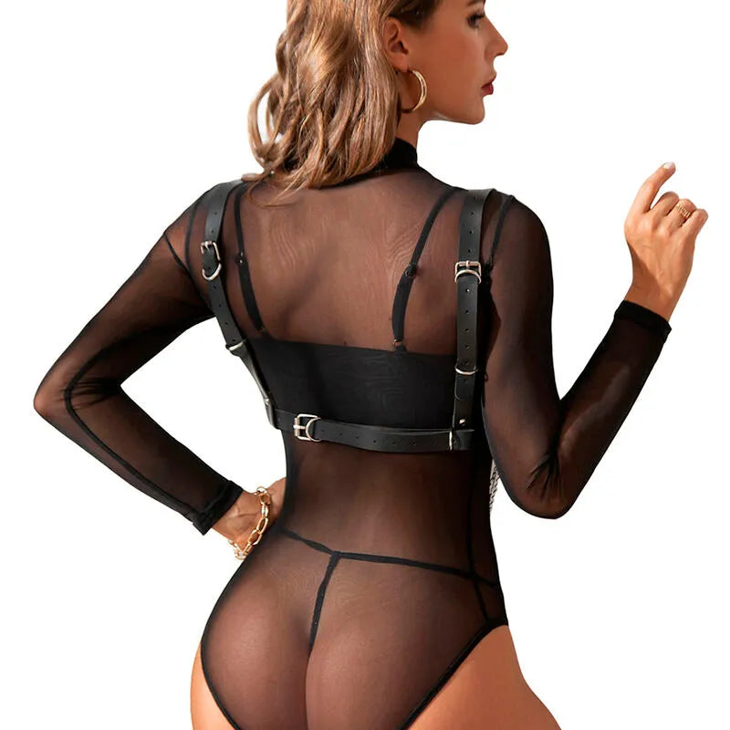 SUBBLIME - SOUTIEN-GORGE HARNAIS AVEC CHAÎNE DÉTAIL