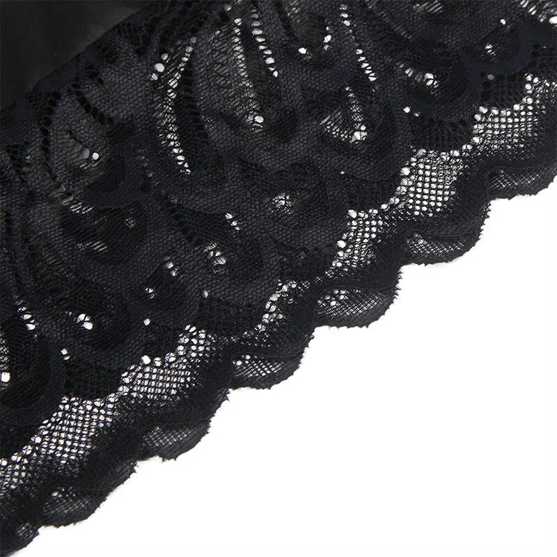 SUBBLIME - BABYDOLL AVEC POITRINE IMPRIMÉ FLEURI NOIR