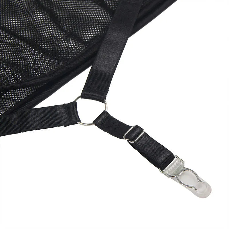 SUBLLIME - ROBE TRANSPARENTE COL DOS NOIR