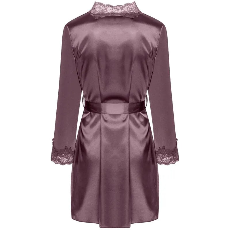 LIVCO CORSETTI FASHION - JACQUELINE LC 90249 ROBE DE CHAMBRE + CHEMISE + CULOTTE VIOLET