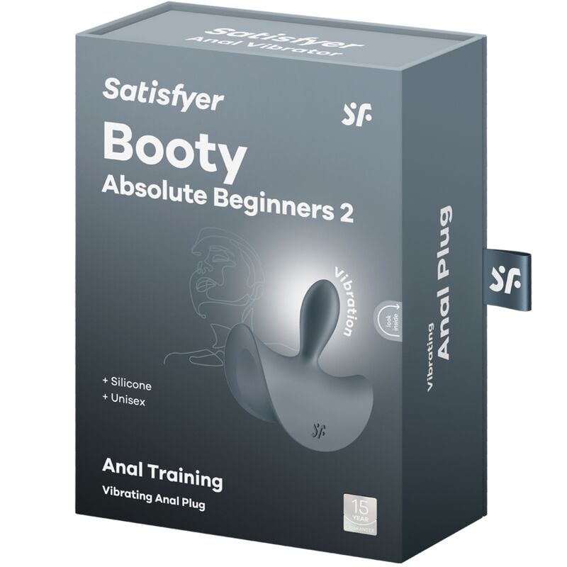 Satisfyer - Booty Absolute Beginners 2 Vibrateur Anal Plug Unisexe Noir