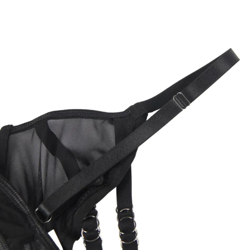 SUBBLIME - ENSEMBLE DEUX PIÈCES DE SOUTIEN-GORGE TRANSPARENT ET BANDES