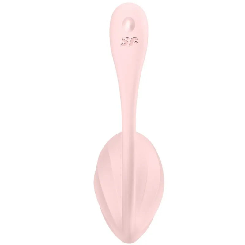 Vibromasseur portable Satisfyer Ribbed Petal stimulation G-spot sans fil application gratuite silicone hypoallergénique portable couples célibataires