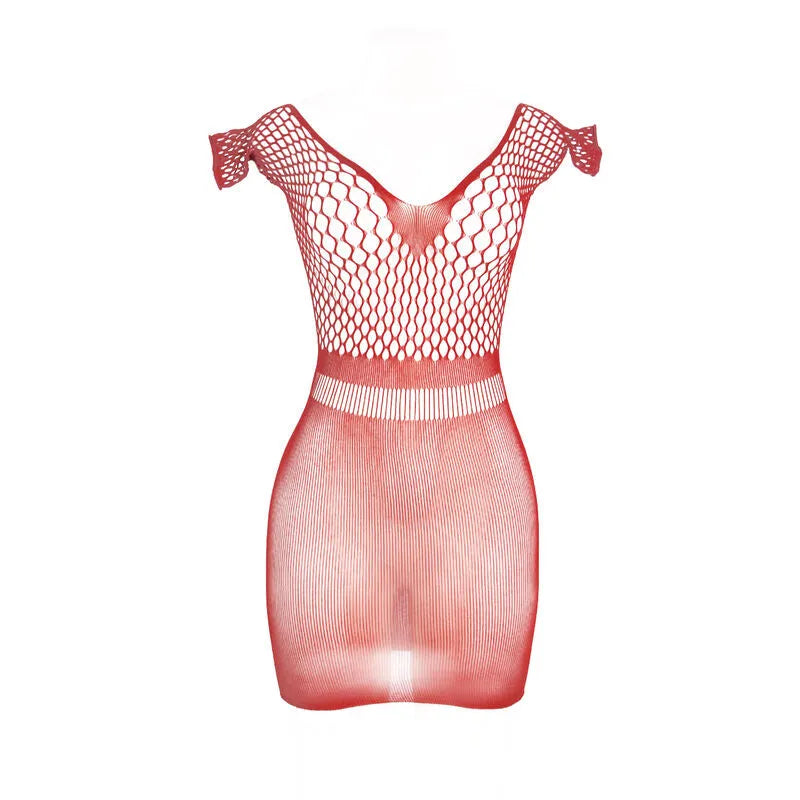 SUBBLIME - 951924 ROBE COURTE EN CROCHET ROUGE