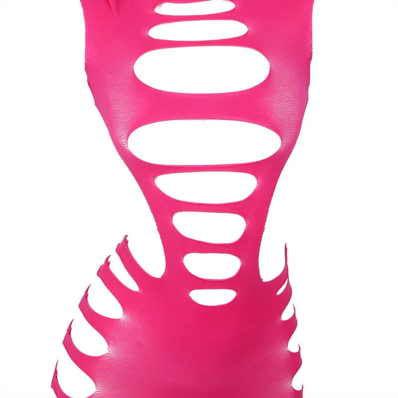 SUBBLIME - 952273 ROBE RÉSILLE ÉLASTIQUE MANCHES LONGUES ROSE