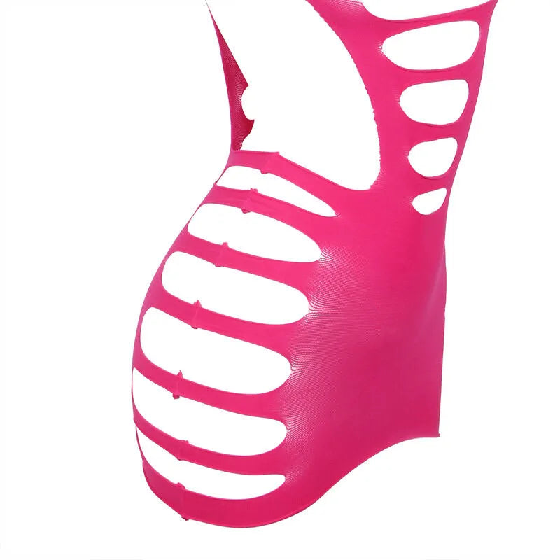 SUBBLIME - 952273 ROBE RÉSILLE ÉLASTIQUE MANCHES LONGUES ROSE