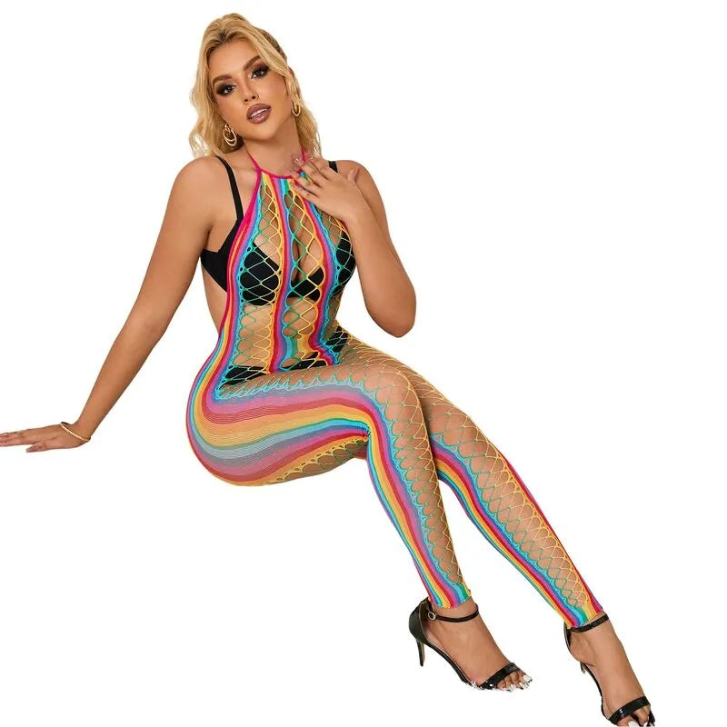 SUBBLIME - 952358 ROBE RÉSILLE COL LICOU ARC-EN-CIEL