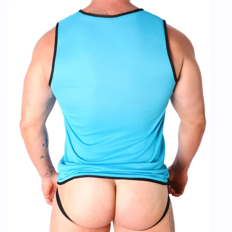 MACHO - T-SHIRT BLEU