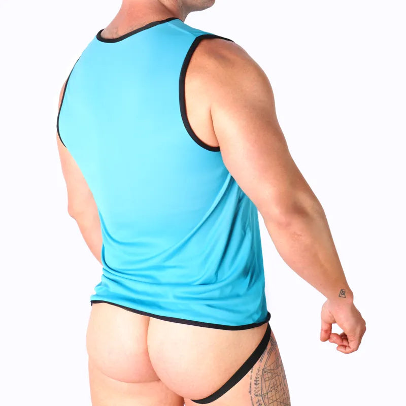 MACHO - T-SHIRT BLEU