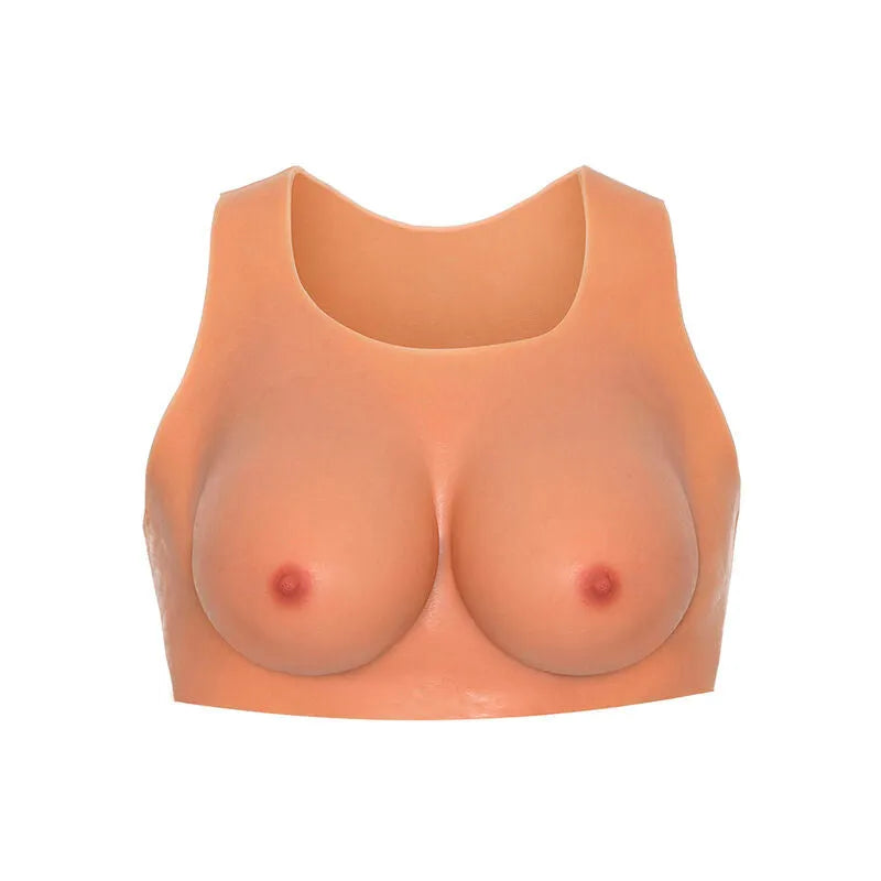 Seins portables en silicone réalistes pour travestissement tailles S-M-L