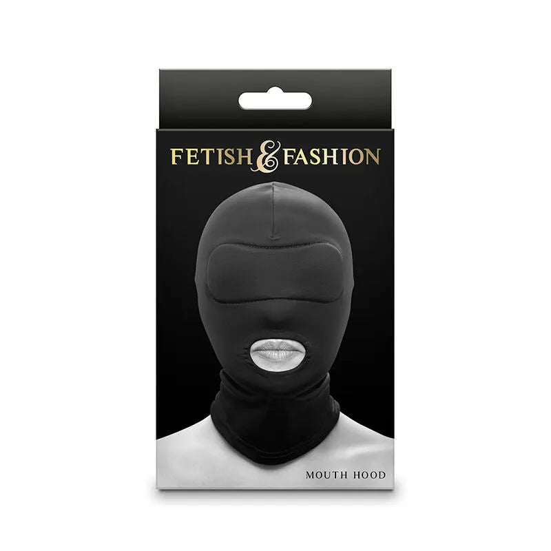 NS NOVELTIES - FETISH & FASHION CAGOULE BOUCHE NYLON NOIR