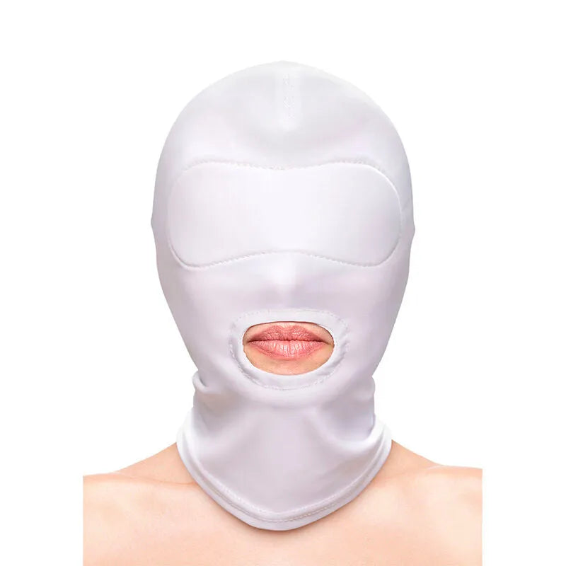 NS NOVELTIES - FETISH & FASHION CAGOULE BOUCHE NYLON BLANC