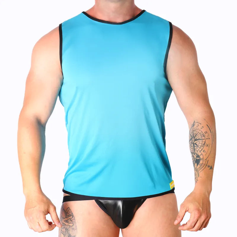 MACHO - T-SHIRT BLEU