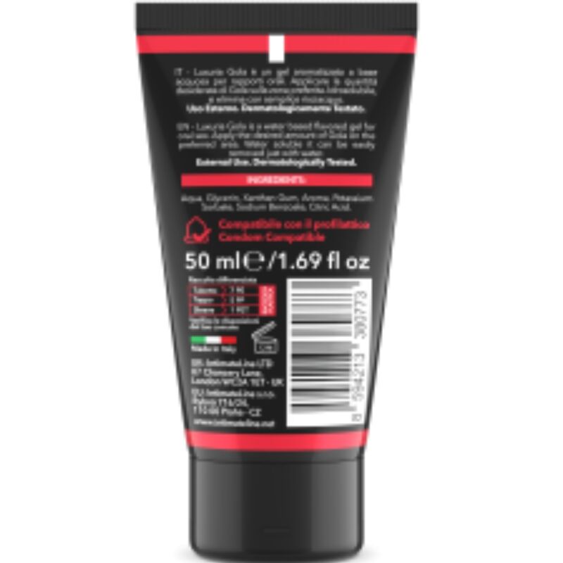 Intimateline Luxuria - Gel Sexuel Oral Saveur Fraise 50 Ml