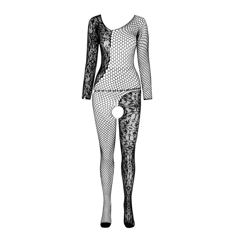 PASSION - BS 107 BODYSTOCKING BLANC