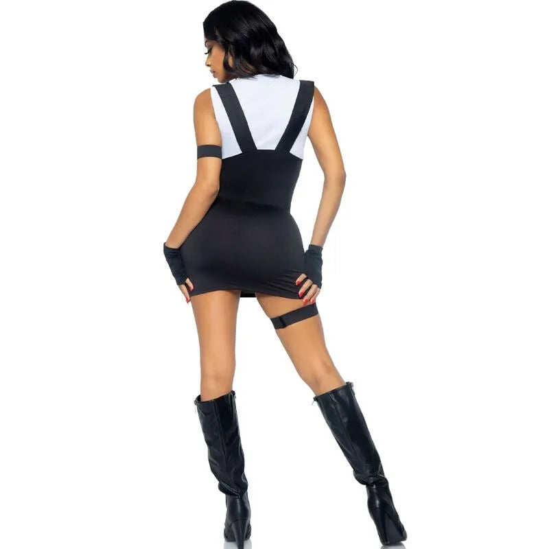 LEG AVENUE - COSTUME SEXY SWAT OFFICIEL NOIR