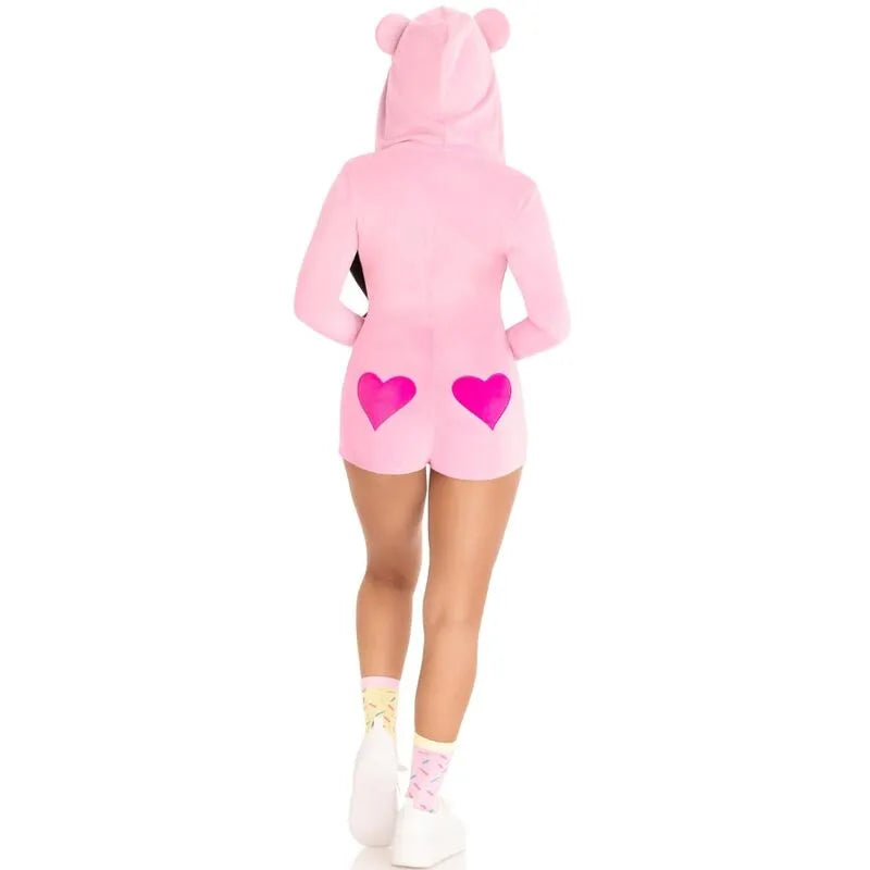 LEG AVENUE - BODY VELOURS OURS EN TEDDY ROSE