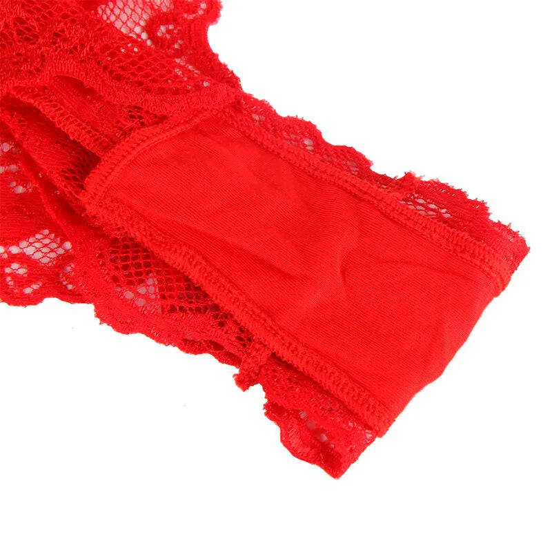 SUBBLIME - 953973 BODY SEXY A VOLANTS + CEINTURE ROUGE