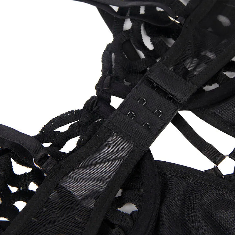 SUBBLIME - 954055 BODY SEXY EN DENTELLE NOIR