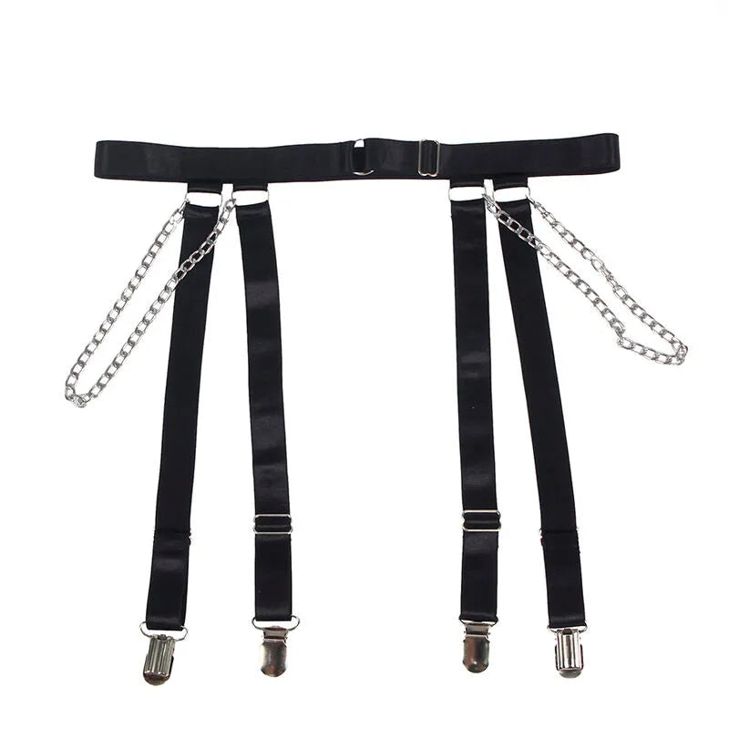 SUBBLIME - 954260 BODY AVEC CHAÎNES + PORTE-JARRETELLES NOIR