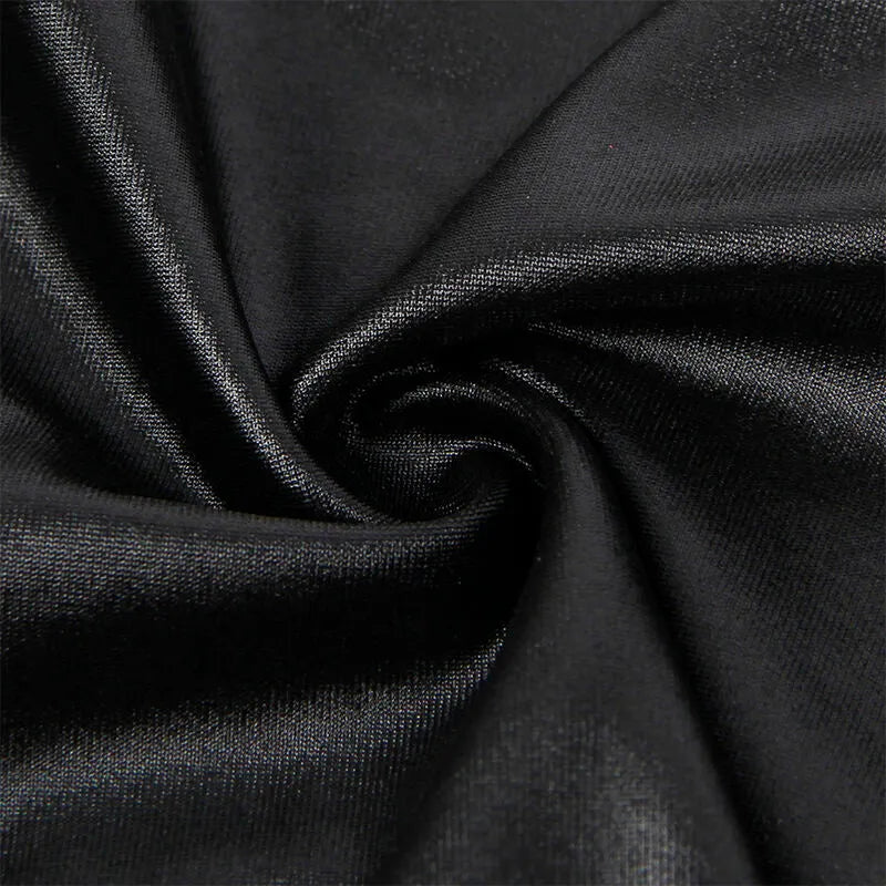 SUBBLIME - 954406 ROBE BONDAGE EN CUIR NOIR