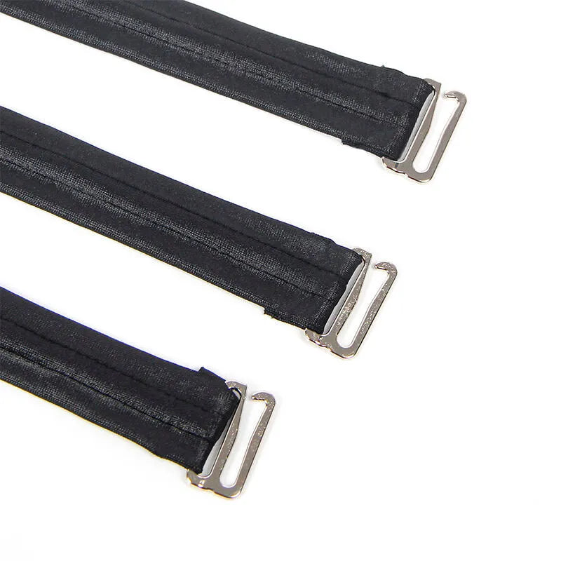 SUBBLIME - 954406 ROBE BONDAGE EN CUIR NOIR