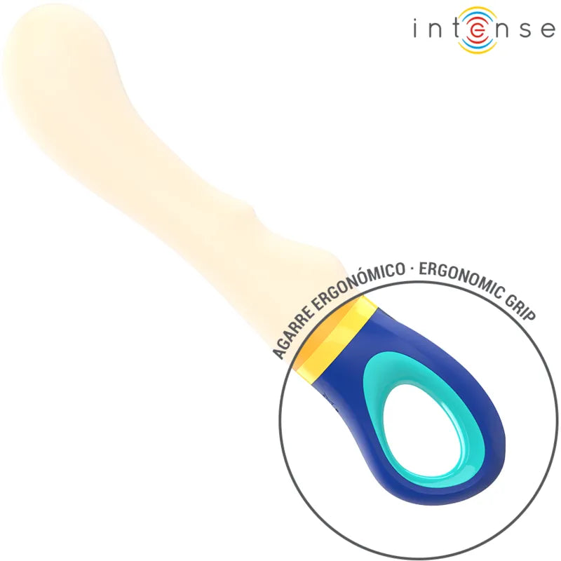 INTENSE - VIBRATEUR POINT G JAUNE SHAGGY