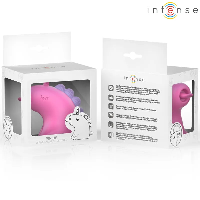 INTENSE - STIMULATEUR DE LANGUE ROTATIF À 360° PINKIE