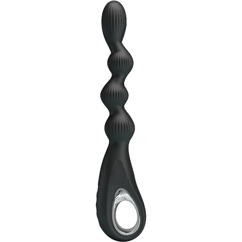 Vibromasseur rechargeable silicone noir 12 fonctions flexible luxe orgasme puissant