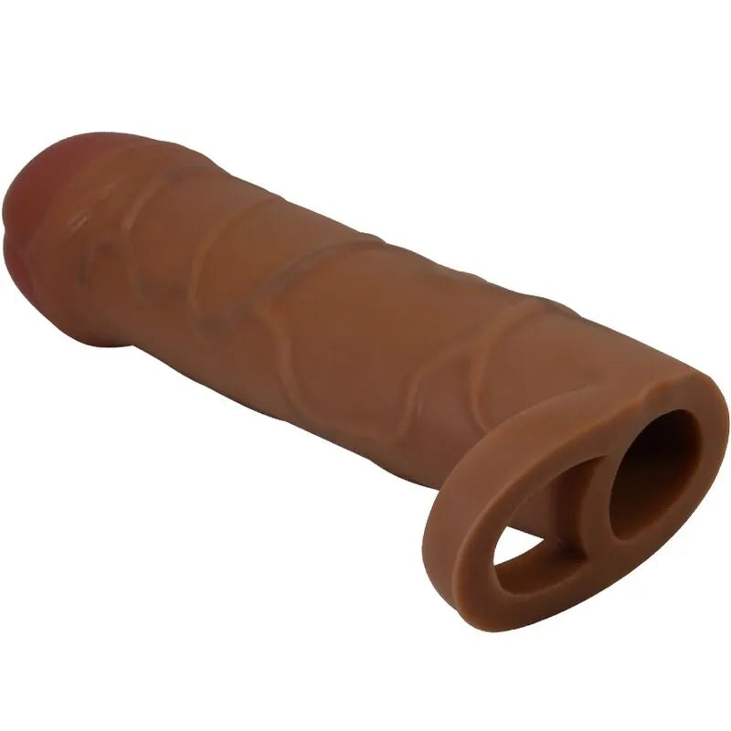manchon pénis réaliste matériau TPR extension longueur circonférence érection prolongée