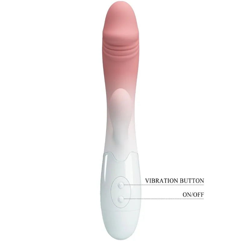 vibromasseur rabbit polyvalent 30 fonctions silicone stimulation clitoridienne vaginale rose