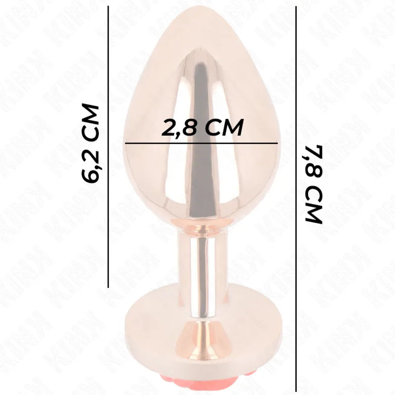 KINK - PLUG ANAL OR ROSE AVEC ROSE ROUGE