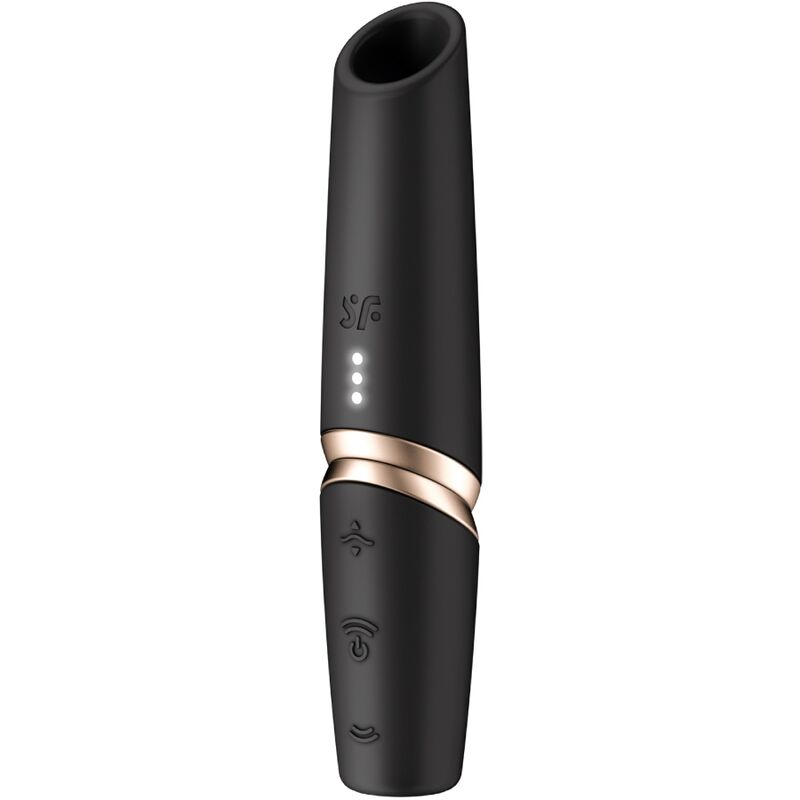 Satisfyer - Stimulateur De Clitoris Perfect Kiss Wave Noir / Or