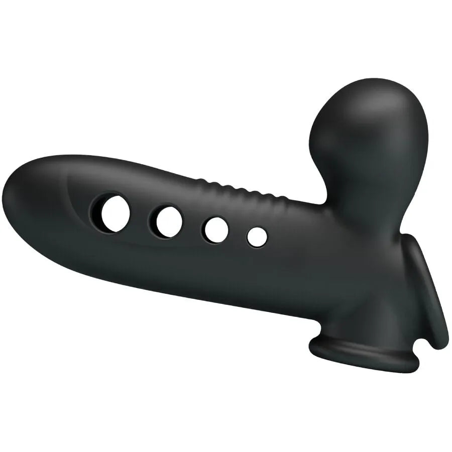 manchon pénien silicone gonflable étanche prolongateur performance noire