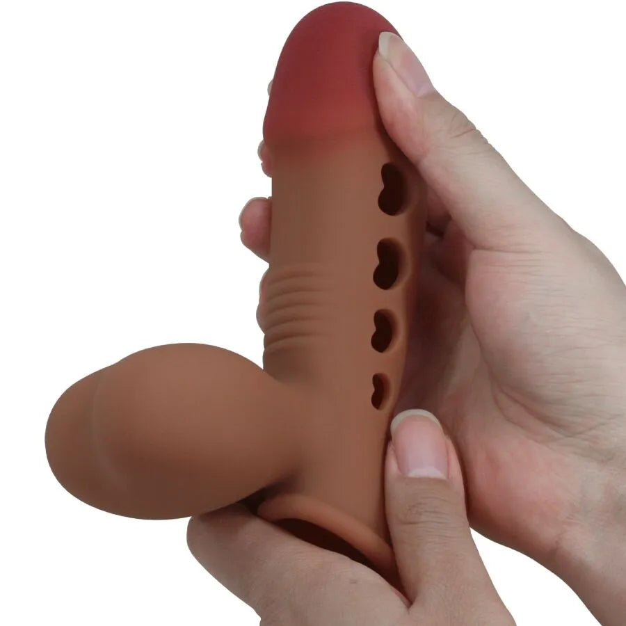 manchon pénien gonflable silicone étanche prolongation éjaculation plaisir partenaire