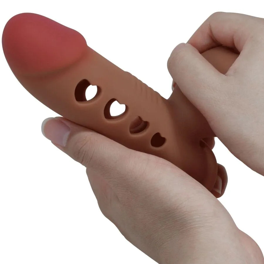 manchon pénien gonflable silicone étanche prolongation éjaculation plaisir partenaire