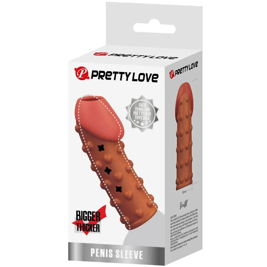PRETTY LOVE - MANCHON DE PÉNIS SERRÉ ET VOLUMISANT NATUREL
